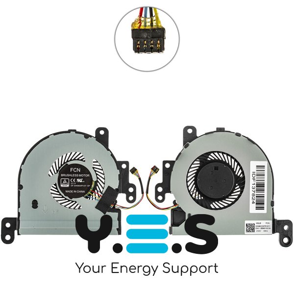 Кулер для ноутбука ASUS X441SA/X441SC/X441UA/X441UV DC5V 0.5A 4pin DELTA NS55B02-16A03 Original