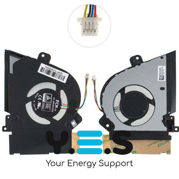 Вентилятор GPU 12V для ноутбука ASUS TUF Dash F15 FX516PR/FX516EN Original