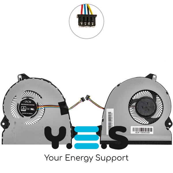Вентилятор (кулер) для ASUS ROG GL553VD/GL553VE/GL553VW/GL753VD 13NB0DC0AP0301 Original