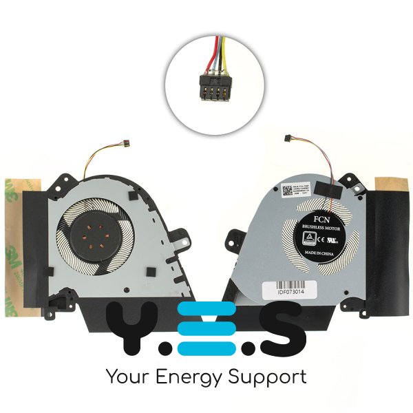 Вентилятор GPU (кулер) 5V для ноутбуків ASUS GA502DU/GX502FU/GU502DU/GU505DU, 13NR0210AM0901 Original