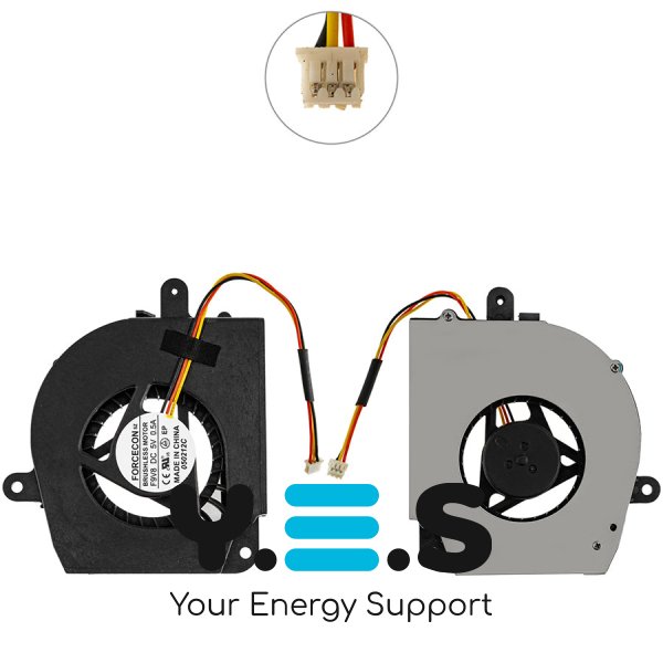 Кулер (вентилятор) Lenovo F40A/F41A/F40/F51, DC 5V 0.5A, 3pin FORCECON F9V8 Original