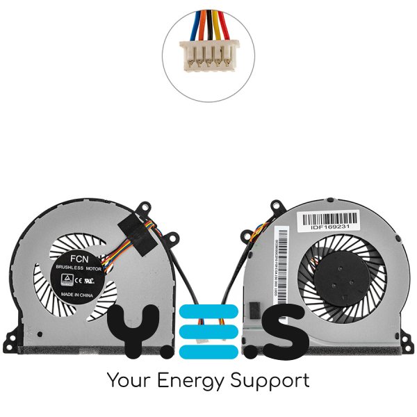 Вентилятор ноутбука Lenovo IdeaPad 310-15ISK/IKB, 510-15ISK/IKB, 5pin (5F10L35775) Original