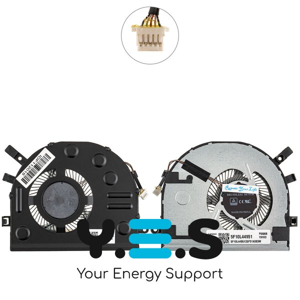 Вентилятор (кулер) для ноутбука Lenovo Yoga 510-15IKB, P/N 5F10L46056 Original