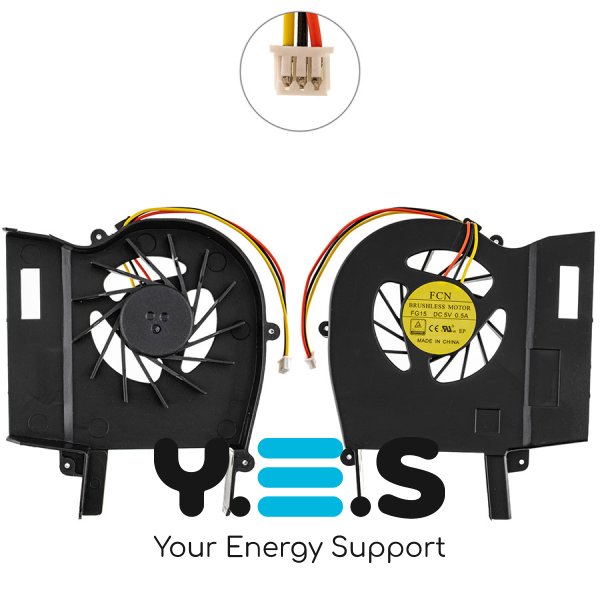Кулер для ноутбука Sony VGN-CS/PCG-3C/PCG-3E, 5V 0.34A, 3pin, DQ5D566CE01 Original