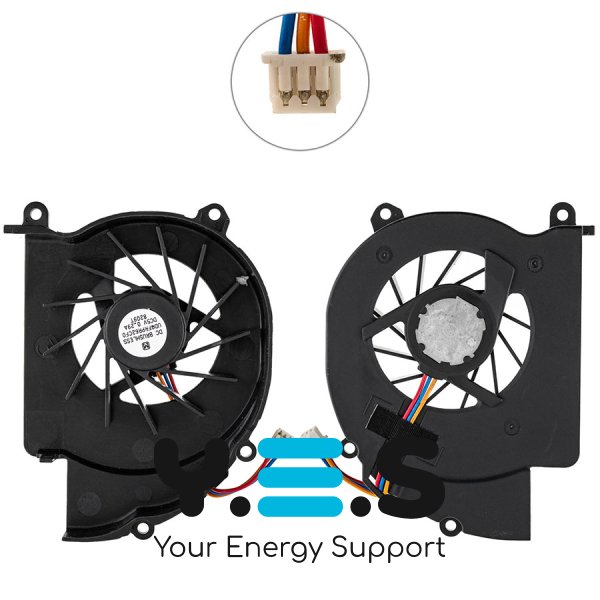 Кулер для ноутбука SONY VGN-FZ/PCG-38/PCG-39/PCG-3A, DC 5V 0.29A 3pin UDQFRPR62CF0 Original