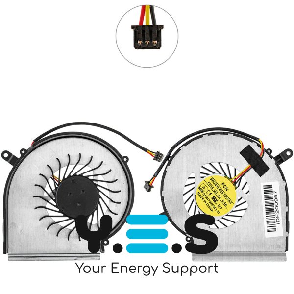 Вентилятор GPU для MSI GE62/GE72/GL62/GL72/GP62/GP72/PE60/PE70, 3pin AAVID PAAD06015SL Original