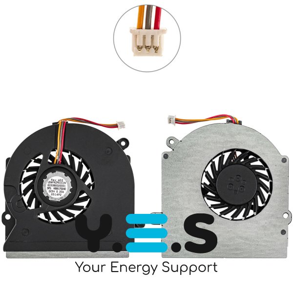 Вентилятор (кулер) для ноутбука Toshiba Satellite L510, сумісний: L510/L515/L550/L555 Original