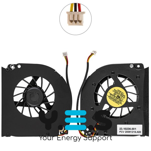 Кулер (вентилятор) для Acer Extensa 5220/5420/5610/5620/7220/7620 5V 0.5A 3pin Original
