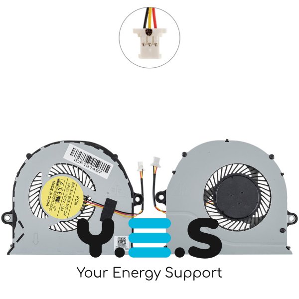 Кулер (вентилятор) для Acer Aspire E5-574G/E5-421G/E5-471/E5-471G 5V 0.5A 3pin FCN DFS561405FL0T Original