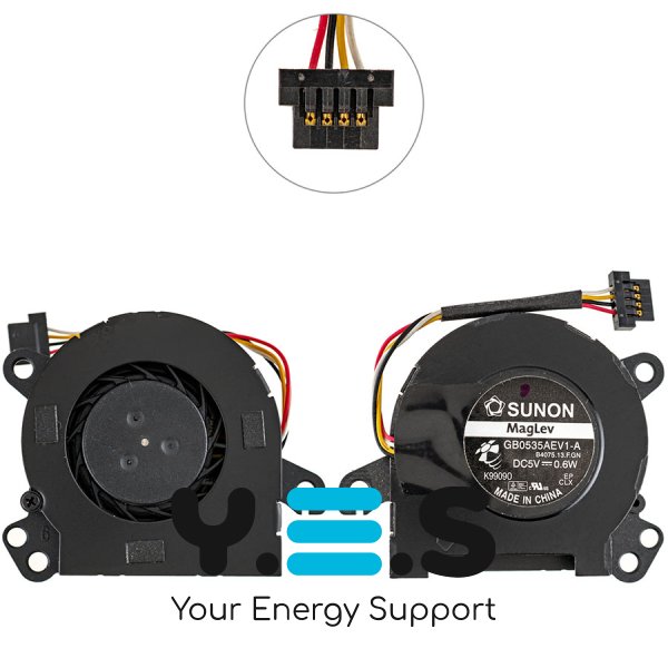 Кулер для ноутбука Acer Aspire One 751H/ZA3, 5V 0.6W, 4pin SUNON GB0535AEV1-A Original