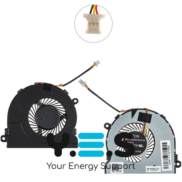 Вентилятор для ноутбука Dell Inspiron 3462/3465/3467/5448/5545, кришка на заклепках Original