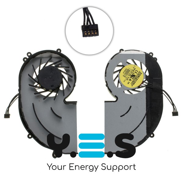 Вентилятор (кулер) для ноутбука Dell Vostro V13/V13TL, 4pin, DFS320805MI0T F9K5 Original