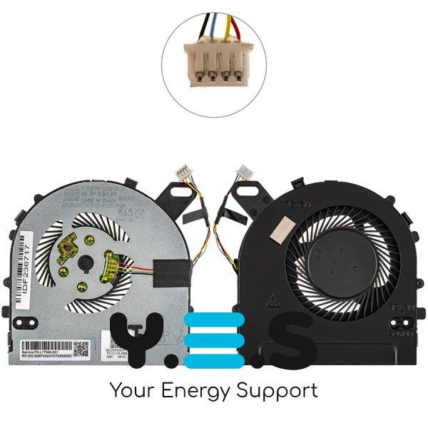 Вентилятор (кулер) для Dell Vostro 15 5468/5568, Inspiron 7560, W0J85 Original