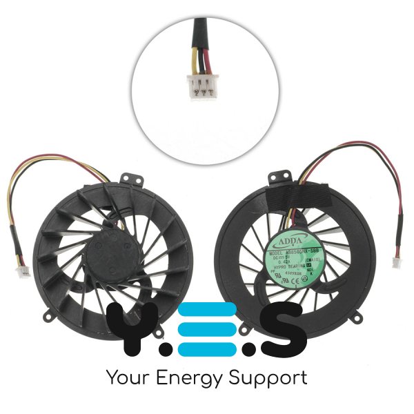 Вентилятор (кулер) ноутбука Fujitsu AH530/AH531, DC 5V 0.25A, 3pin ADDA AD0605HX-TB3 Original