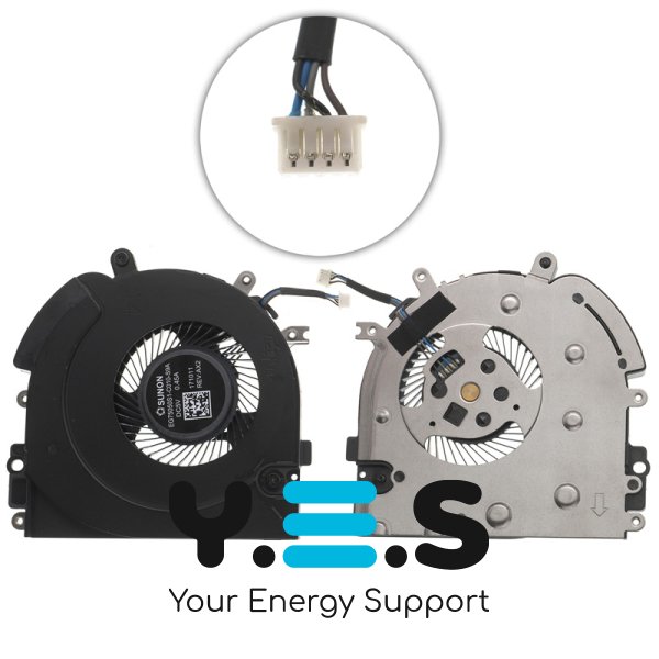 Вентилятор (кулер) HP EliteBook 735 G5/745 G5/840 G5, 4-pin, L22306-001, Original