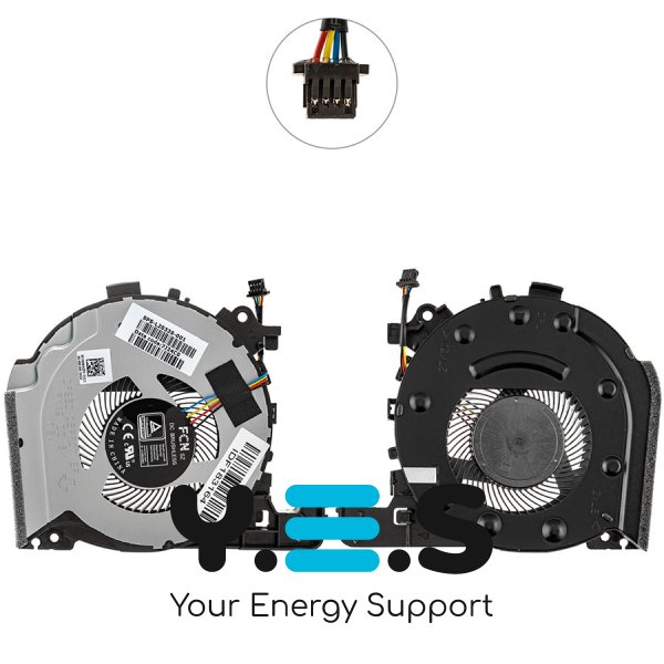 Вентилятор (кулер) CPU 4pin для HP Pavilion Gaming 15-cx000, L20335-001 Original