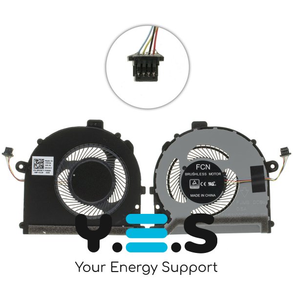 Вентилятор (кулер) для ноутбука Dell Vostro 13 5370, P/N 0RV0CY Original