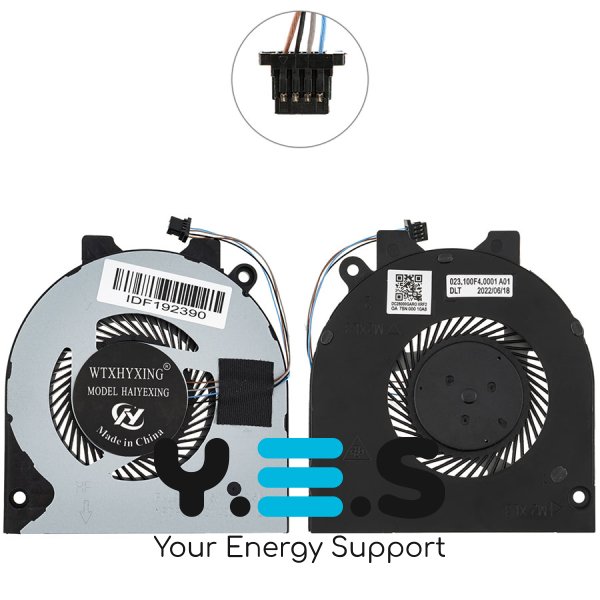 Кулер (вентилятор) для Dell Inspiron 5480/5482/5488/5580/5581/5584/5585, CN-0G0D3G