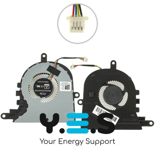 Вентилятор (кулер) для Dell Inspiron 3580/3581/3584/3593/5570/5575, 4pin 0FX0M0 Original