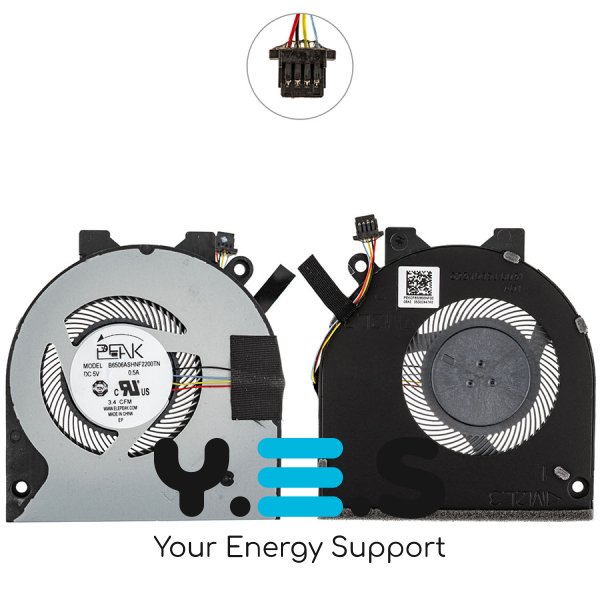 Вентилятор (кулер) для Dell Inspiron 5480/5482/5488/5580/5581/5584/5585 CN-0G0D3G Original