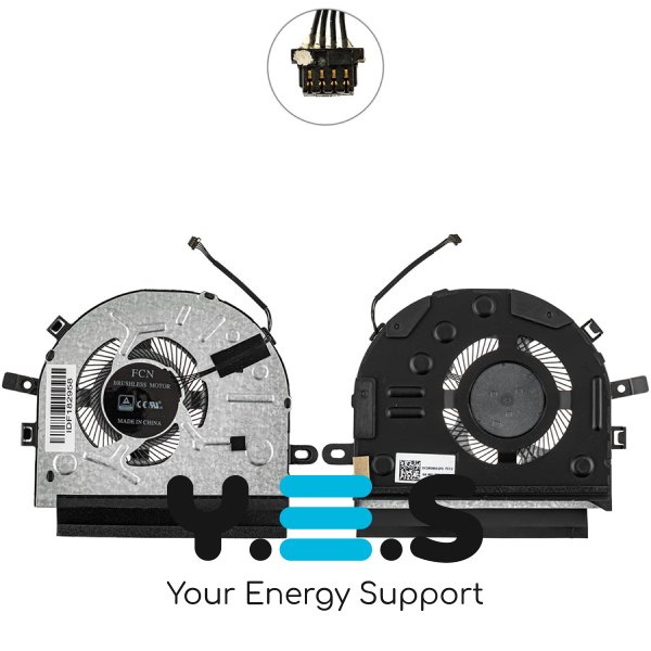 Вентилятор (кулер) для Lenovo IdeaPad 320S-15IKB, 4pin, 5V 0.5A, 5F10N77752 Original