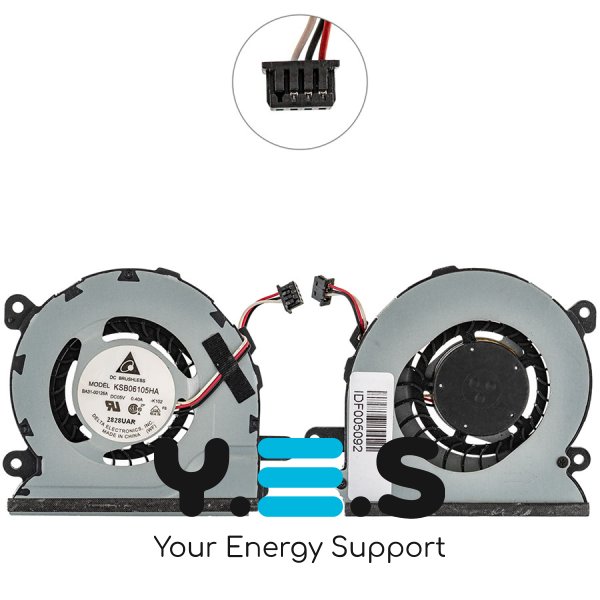 Вентилятор (кулер) для Samsung Chromebook XE550CC BA31-00126A/00126B KSB06105HA-K102 Original