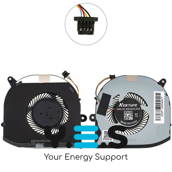 Вентилятори CPU+GPU для ноутбука Dell XPS 15 9560/9570 (комплект)