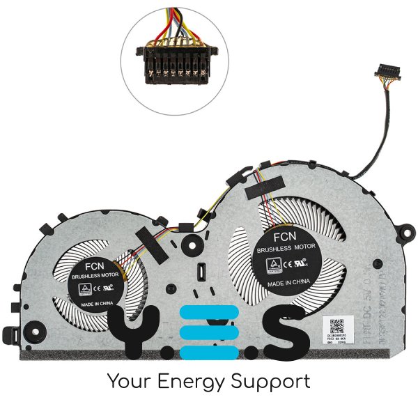 Подвійний вентилятор для ноутбука Lenovo IdeaPad L340-15IRH/L340-17IRH Gaming 5F10S13887 Original