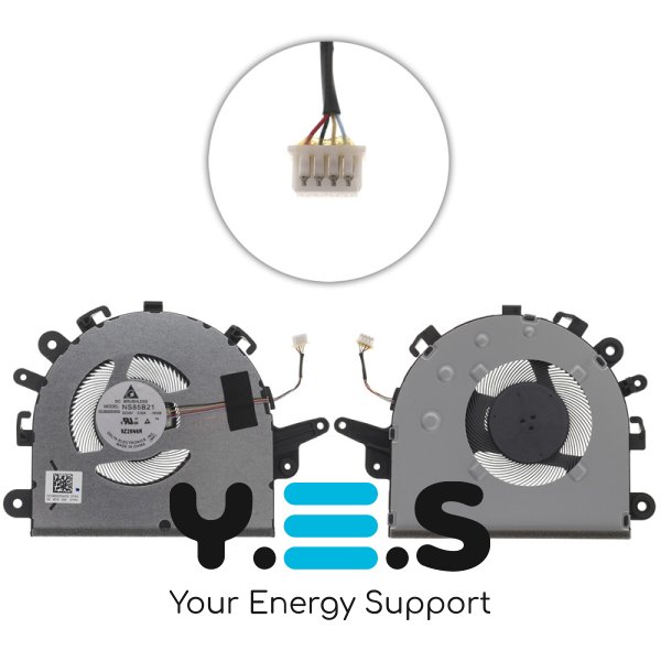 Вентилятор (кулер) для Lenovo IdeaPad S145-15API/S145-15IWL, 5F10S13875 Original