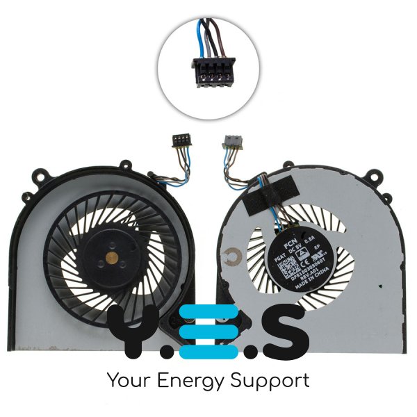 Вентилятор (кулер) HP EliteBook 720 G3/725 G3/820 G3, 4-pin, 821691-001 Original