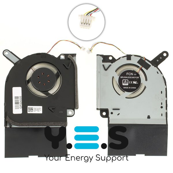 Вентилятор (GPU) 12V для ноутбука ASUS G712LW/G731GW/G732LW, кулер Original