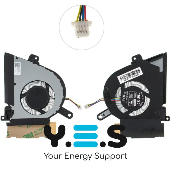 Вентилятор CPU 12V для ноутбука ASUS TUF Dash F15 FX516PR/FX516EN Original