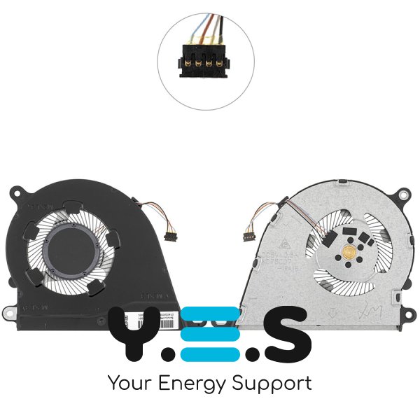 Вентилятор (кулер) для ноутбуків HP 15S-EQ/15S-FQ/15-DY/14-DQ, 4pin L68134-001 Original