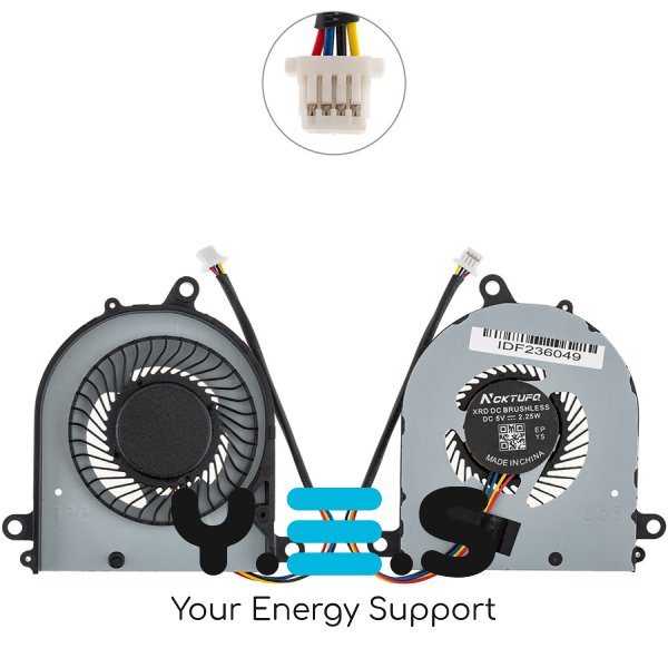 Вентилятор CPU для ноутбука MSI PS63, A10RB (сумісний: PS63 Modern, A10RB)