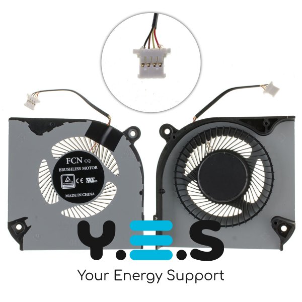 Вентилятор (GPU) для ACER Nitro 5 AN517-52/AN515-44/AN515-55, 4pin, без кришки Original