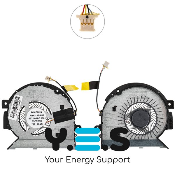 Кулер HP ENVY x360 15-BP/15M-BP/15-BQ/15M-BQ, 924348-001/924349-001 Original