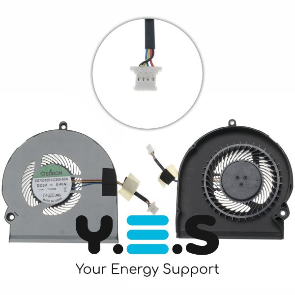 Вентилятор GPU для ноутбука Dell Alienware 15 R3/R4 EG75070S1-C260-S9A, кулер Original