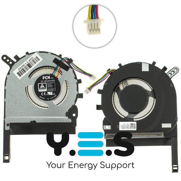 Вентилятор CPU для ASUS TUF A15 FA506QM/A17 FA706QM 5V 13NR0600T05011 Original