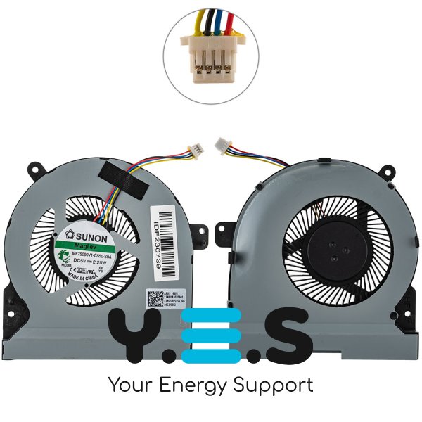 Вентилятор (GPU) для ноутбука ASUS GL502VS/GL502VM, 14 мм, 13NB0BJ0T06011, кулер Original