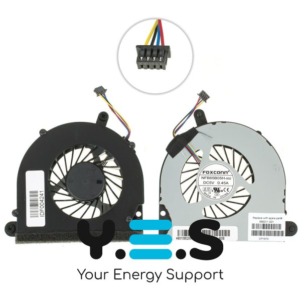 Вентилятор (кулер) для ноутбука HP EliteBook 8570p, сумісн.: 8570p Original