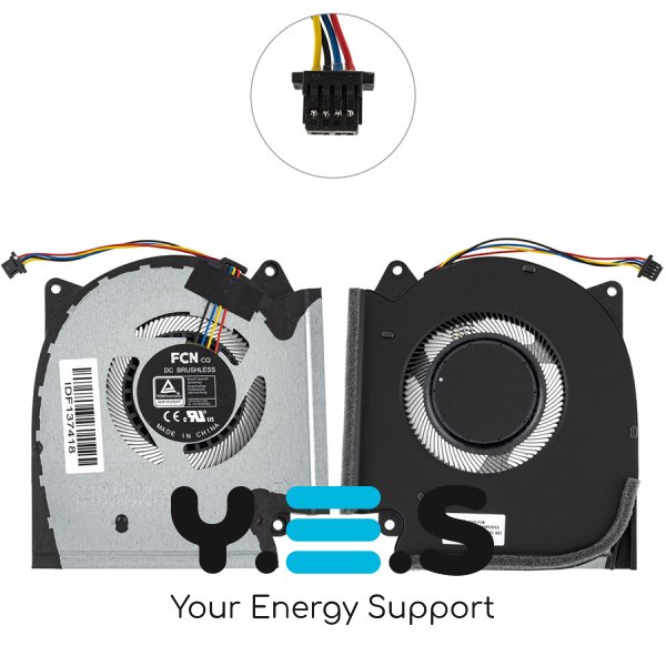 Вентилятор VGA 5V для ASUS ROG Strix G15 G513QE/G513QC, 13NR0510P02011 Original