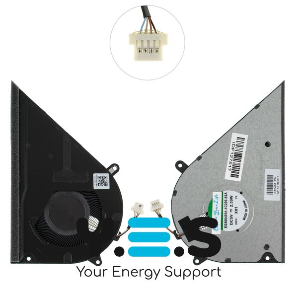 Кулер для ноутбука HP Pavilion 15-EH/15-EG (M14817-001, M14818-001) Original