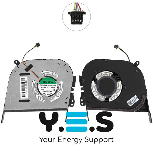 Вентилятор GPU для ноутбука ASUS VivoBook Pro KM3500QA/M3500QA/M7600QA/S3500QA 13NB0UV0T05011 Original