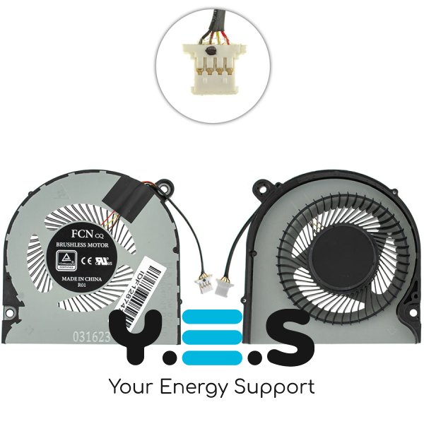Вентилятор GPU для Acer Nitro 5 AN517-51G/AN715-51G без кришки DFS561405PL0T Original