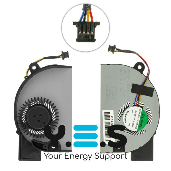 Кулер (вентилятор) для ноутбука Acer Aspire VN7-791G, версія 2, EF50060S1-C090-S99