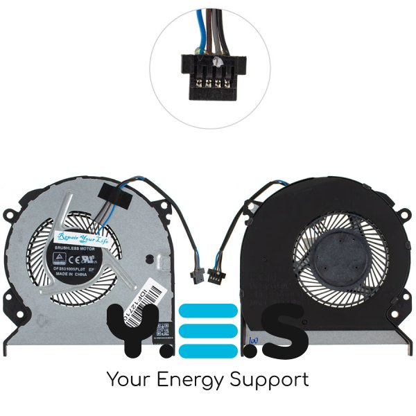 Вентилятор (GPU) для ноутбука Xiaomi Mi Ruby 15.6, 4pin, FCN 0FL250000H/DFS531005PL0T Original