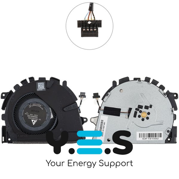 Вентилятор (кулер) для ноутбука HP EliteBook 650 G9 / 655 G9, M21718-001 Original