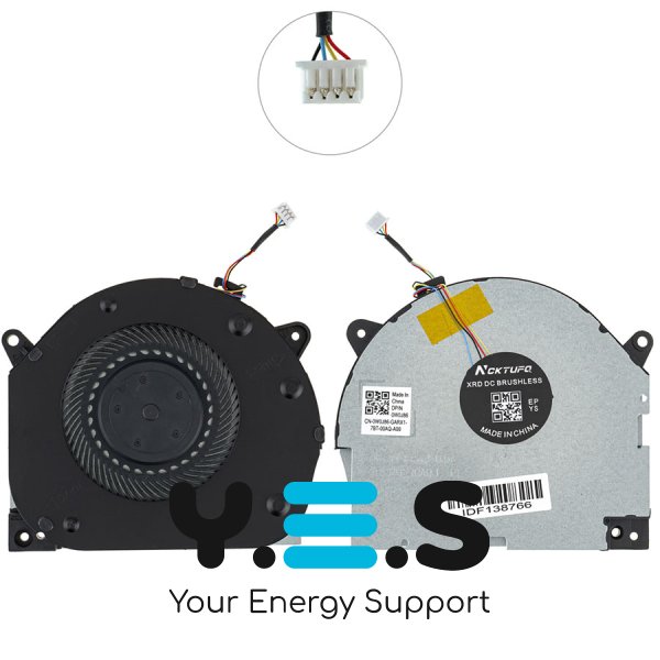 Кулер (лівий+правий) для ноутбука Lenovo Legion Y540-17IRH, вентилятори, 5F10S13888