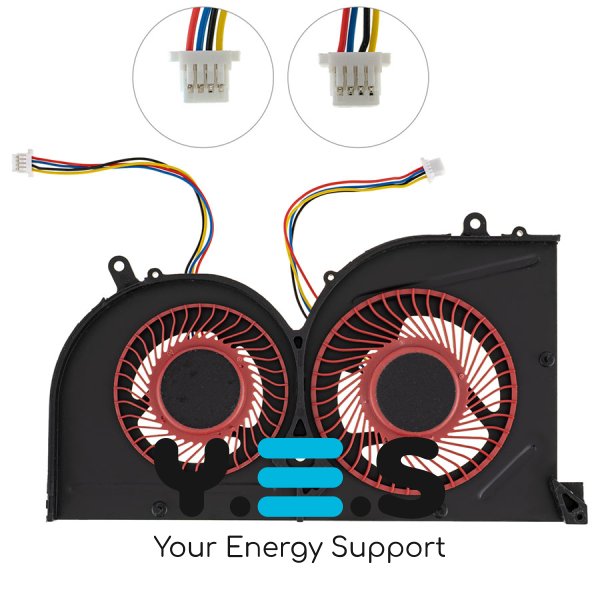 GPU-вентилятор (кулер) для ноутбука MSI Stealth Pro GS63VR/GS73VR BS5005HS-U2L1