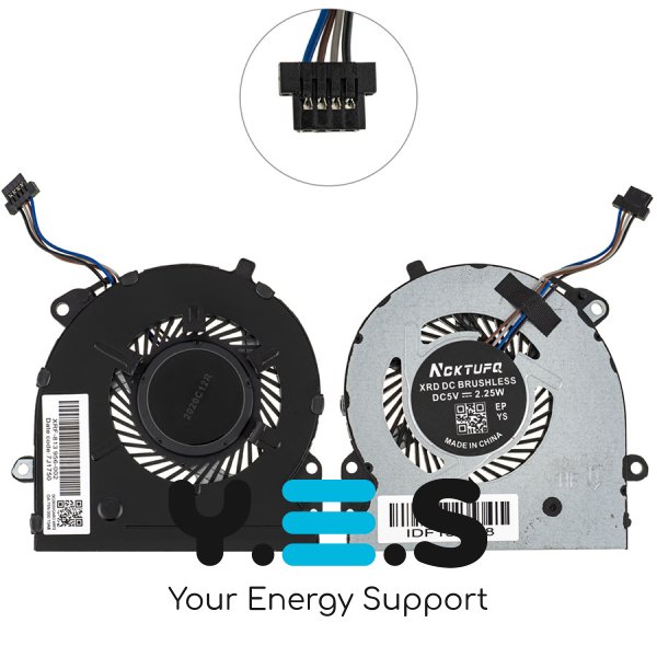 Вентилятор CPU для ноутбука HP Pavilion 15-CS/15-CW (кулер)